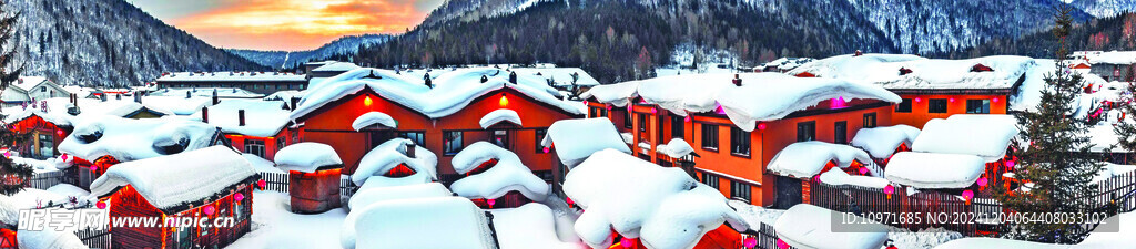 东北雪景