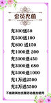 会员充值海报