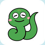 可爱小青蛇表情包插画卡通