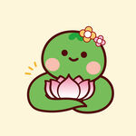 小青蛇莲花卡通十二生肖