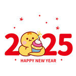 蛇卡通插画线稿简笔画2025