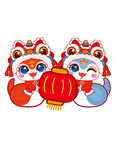 红灯笼蛇卡通插画线稿简笔画