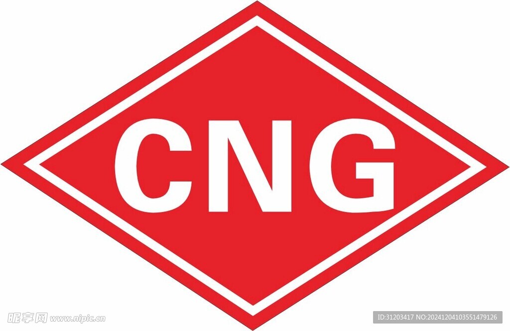 CNG天然气标志
