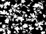 小碎花 单色花 黑白花