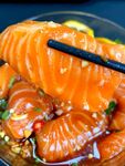 三文鱼刺身