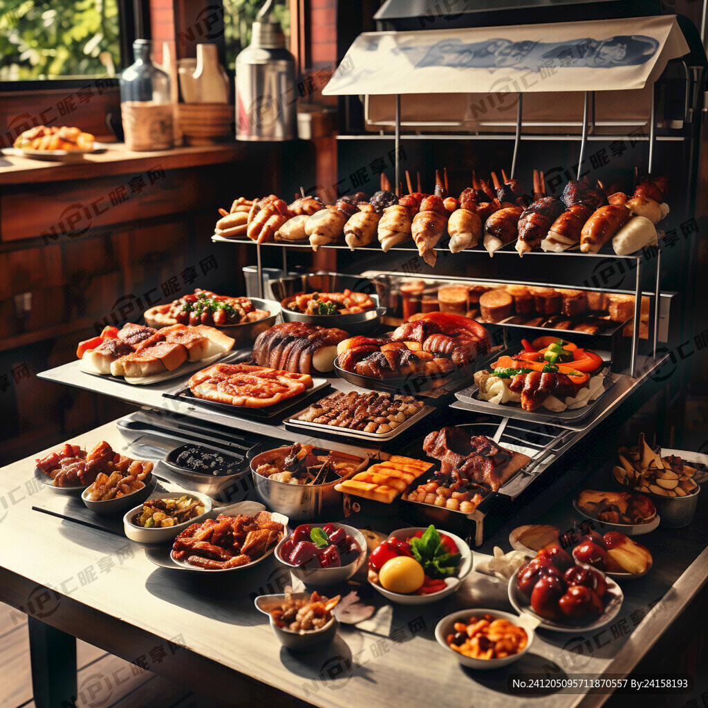 烧烤小车吃菜单