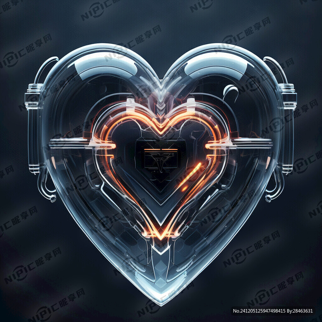 心血管 科技感 半透明