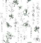 数码水墨花