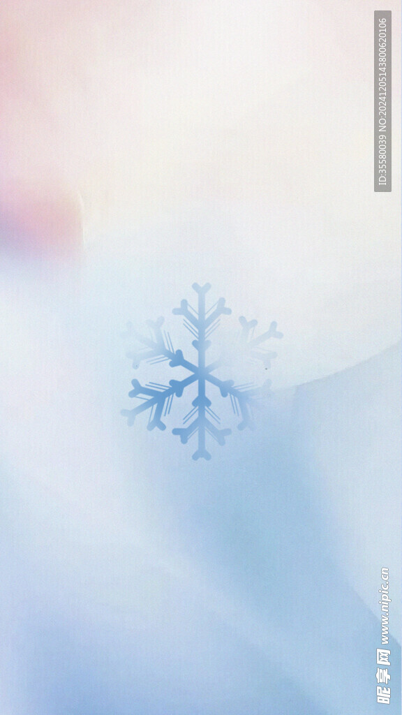 冬天雪花背景