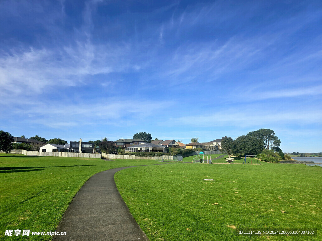 奥克兰海边小镇风景