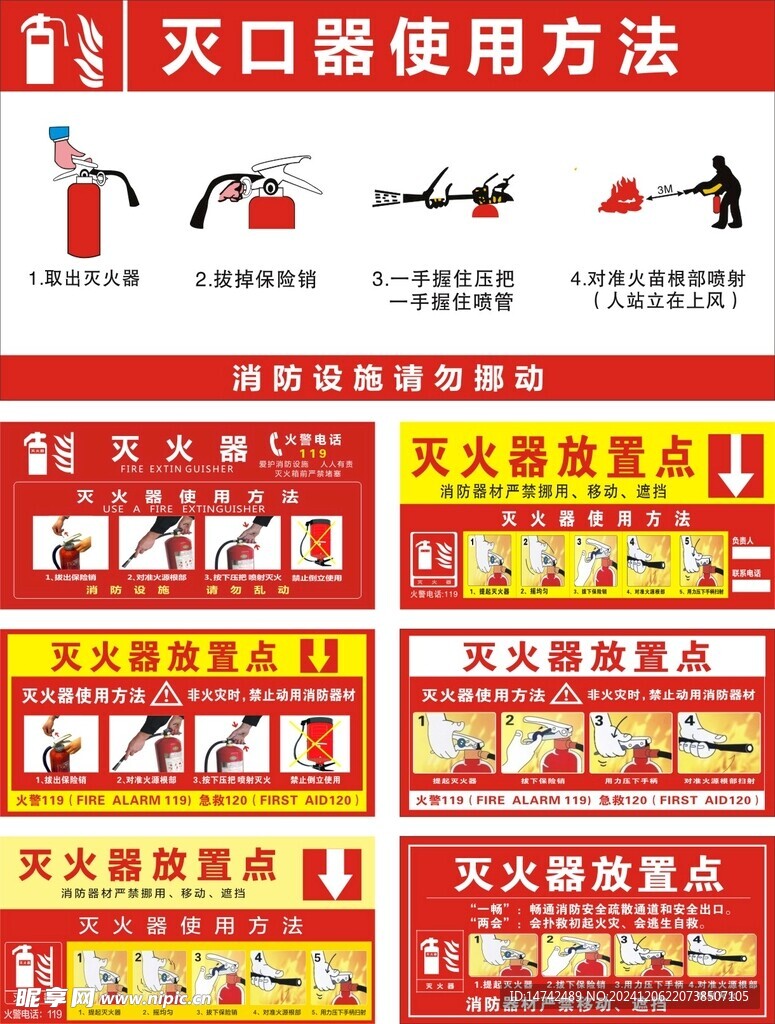 灭火器放置点