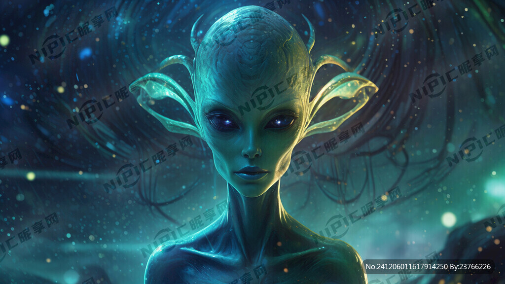漂亮的女外星人头像 是光华的头