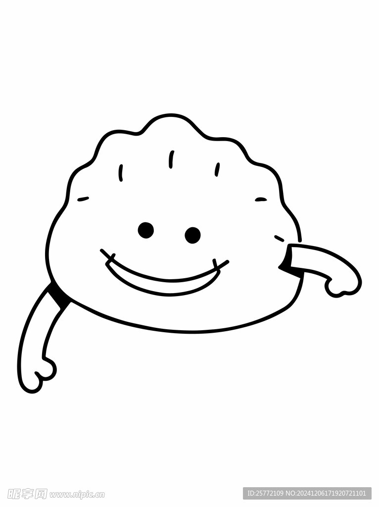 拟人饺子