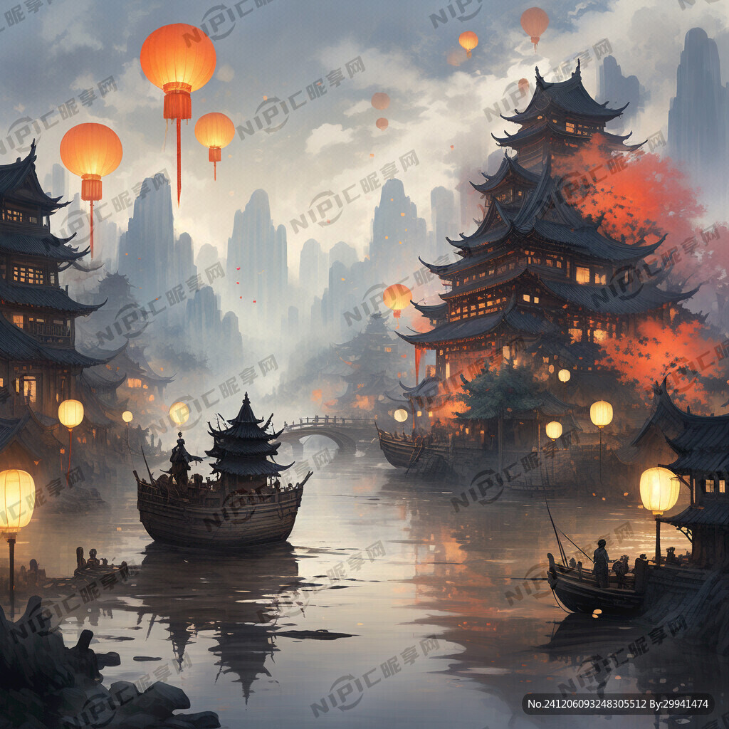 壮观的史诗般的景色 充满活力 