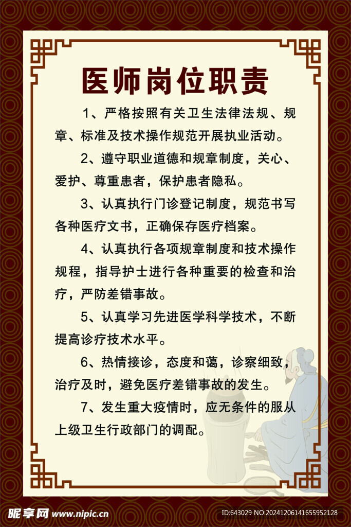 医师岗位职责