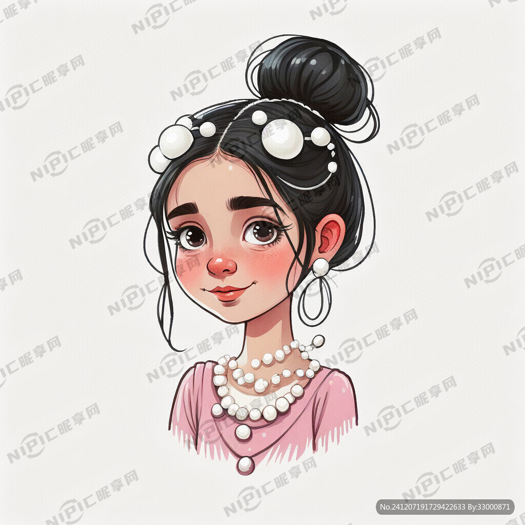 卡通儿童美术作品       