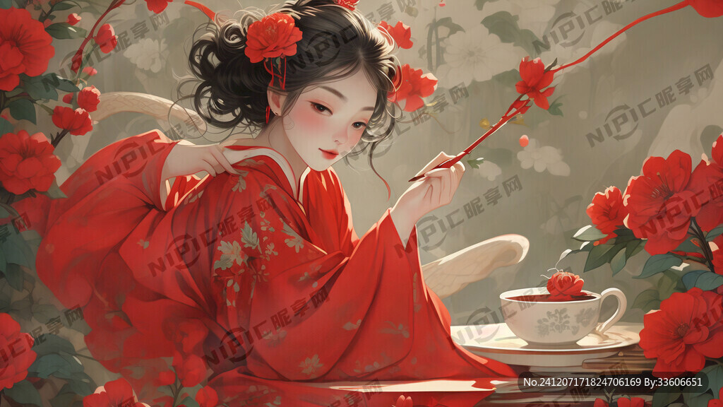 新年 红色主题 中国风