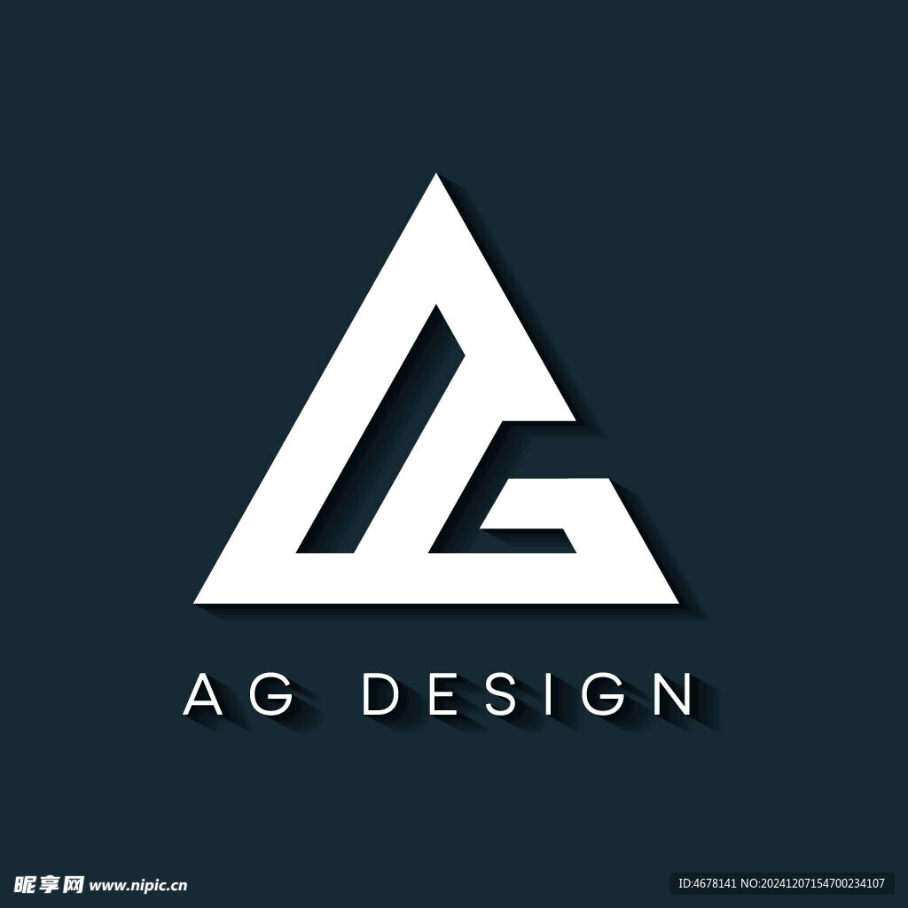 字母AGlogo设计