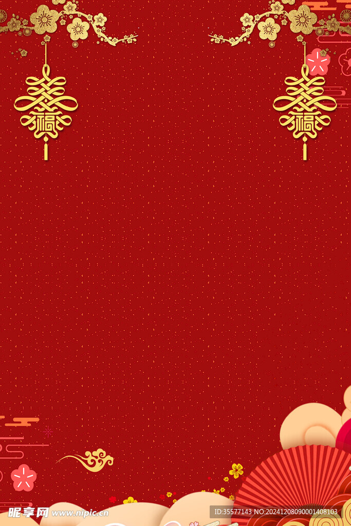 红色古典背景素材