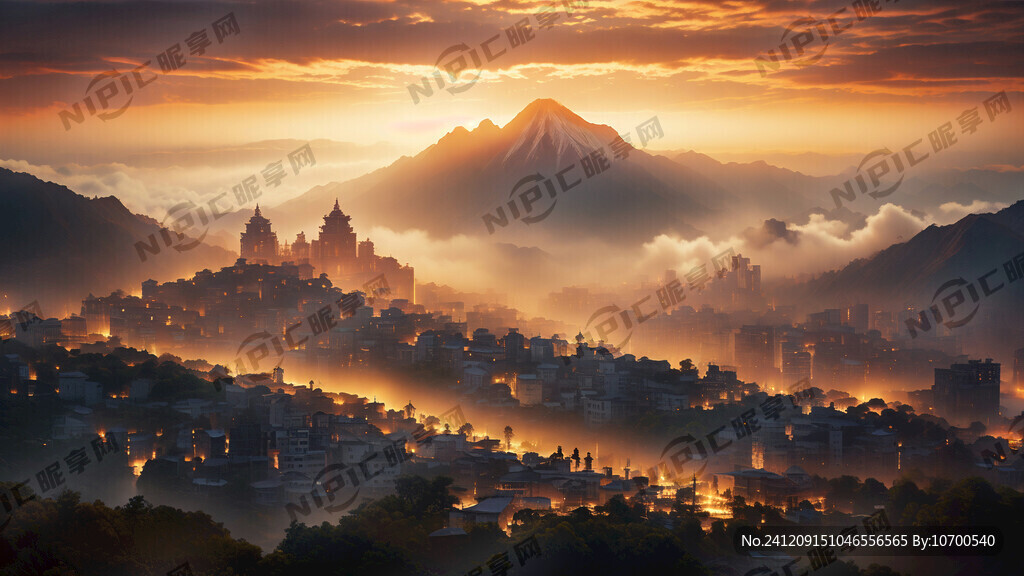 日照金山