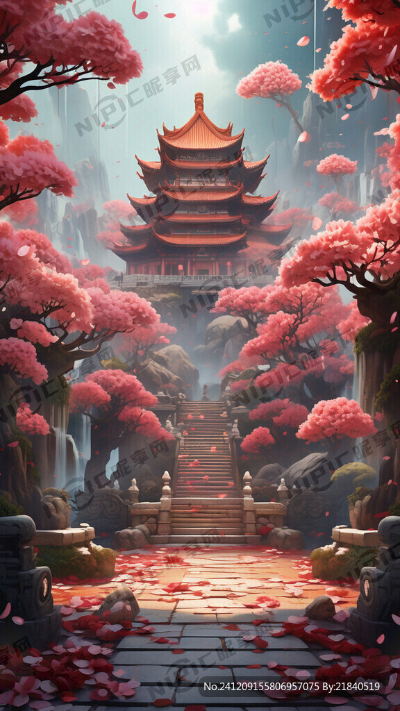 游戏梦幻唯美新中式风景 超高清