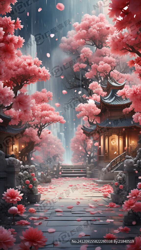 游戏梦幻唯美新中式风景 超高清
