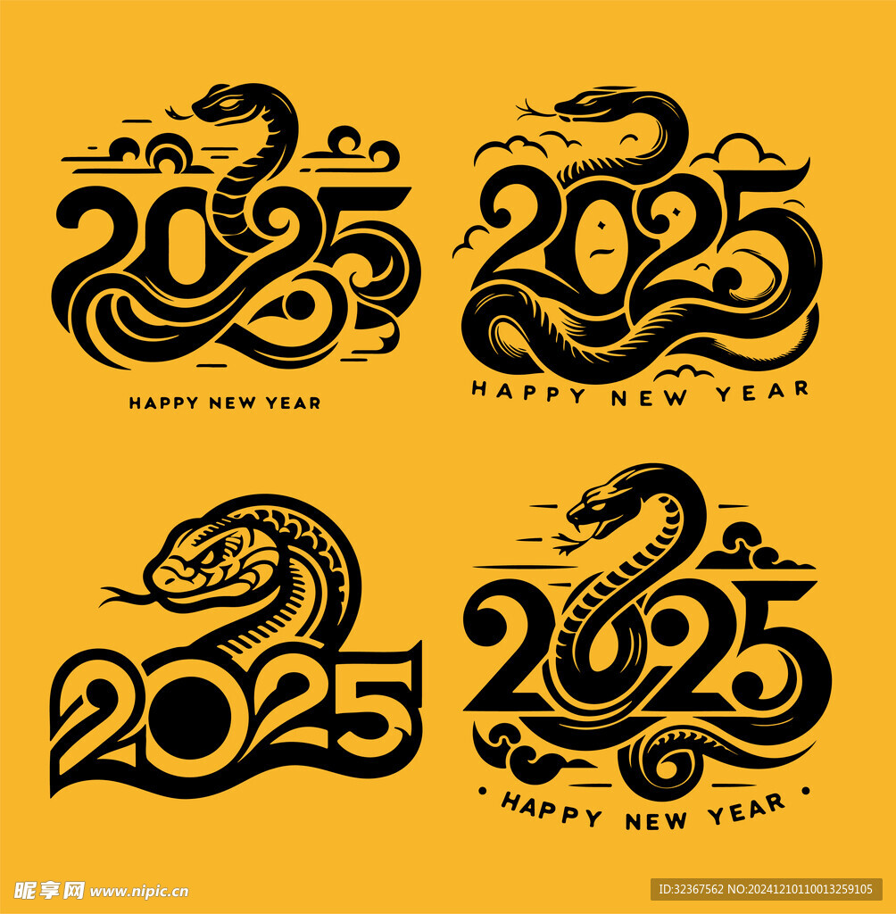 2025蛇年素材 