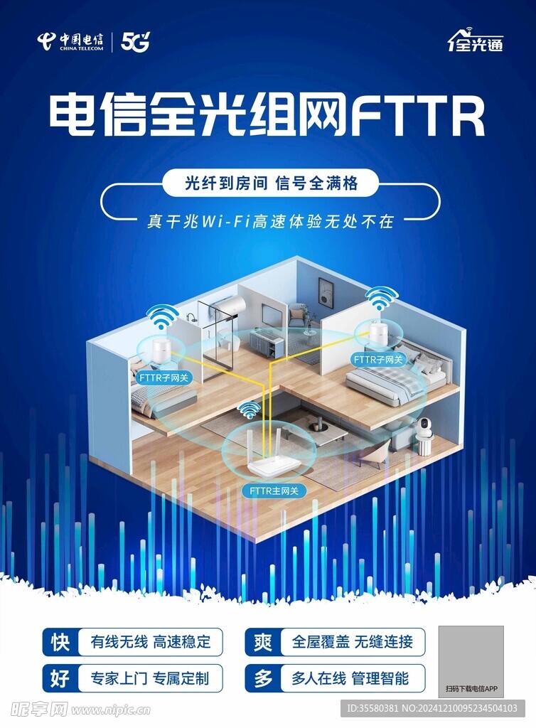 电信全光组网 FTTR 智家 