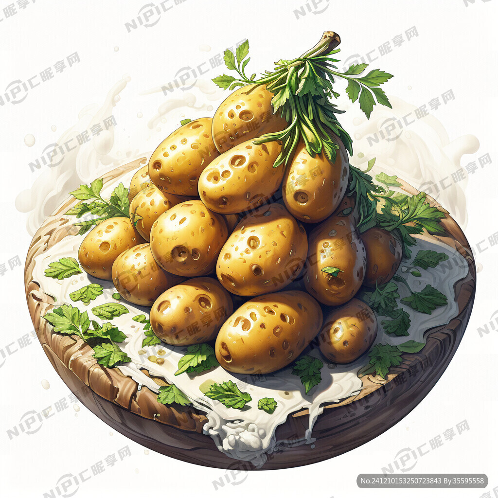 看起来诱人有食欲的琅琊土豆