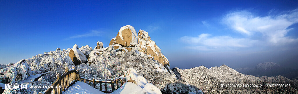 天柱山雪景