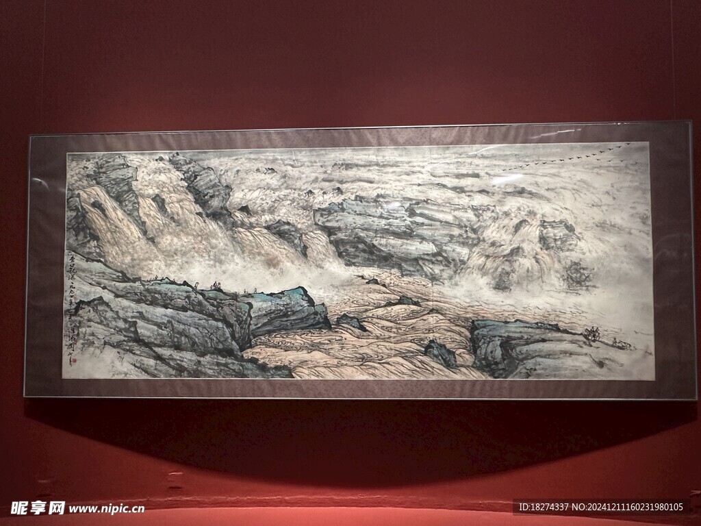 美术馆展览书画欣赏