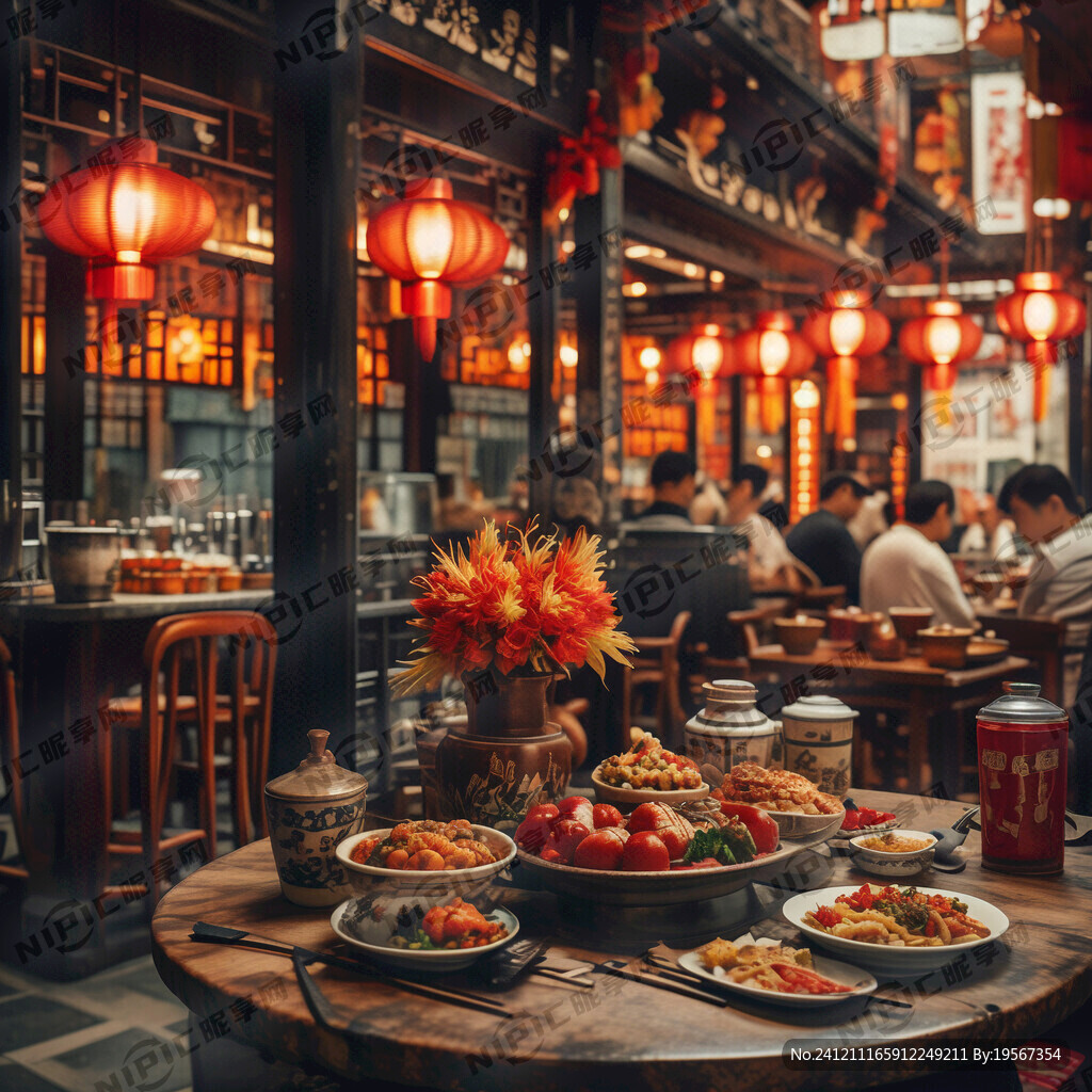 中式餐饮店后㕏