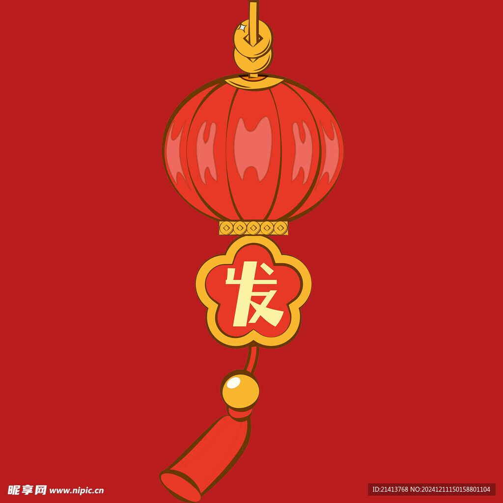 手绘花灯灯笼