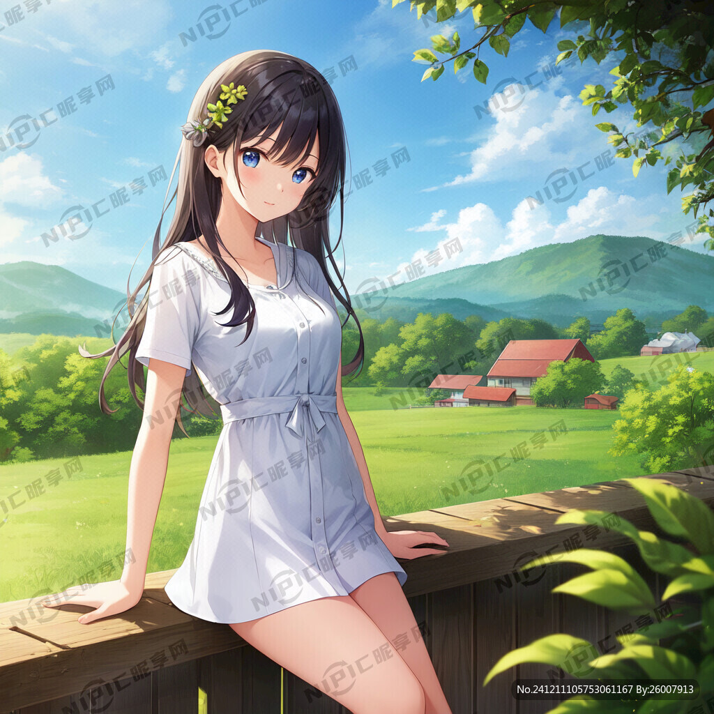 二次元 自然光 田园