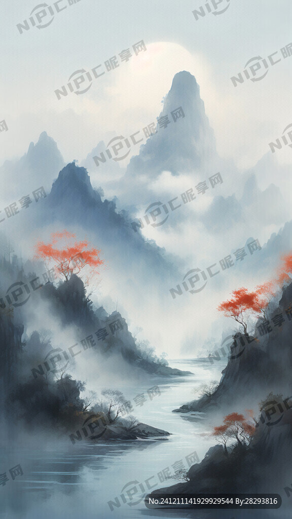 这是一个海报的背景 水蓝色底色