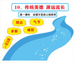 传统美德 源远流长板书