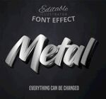 3D立体可编辑字体样机