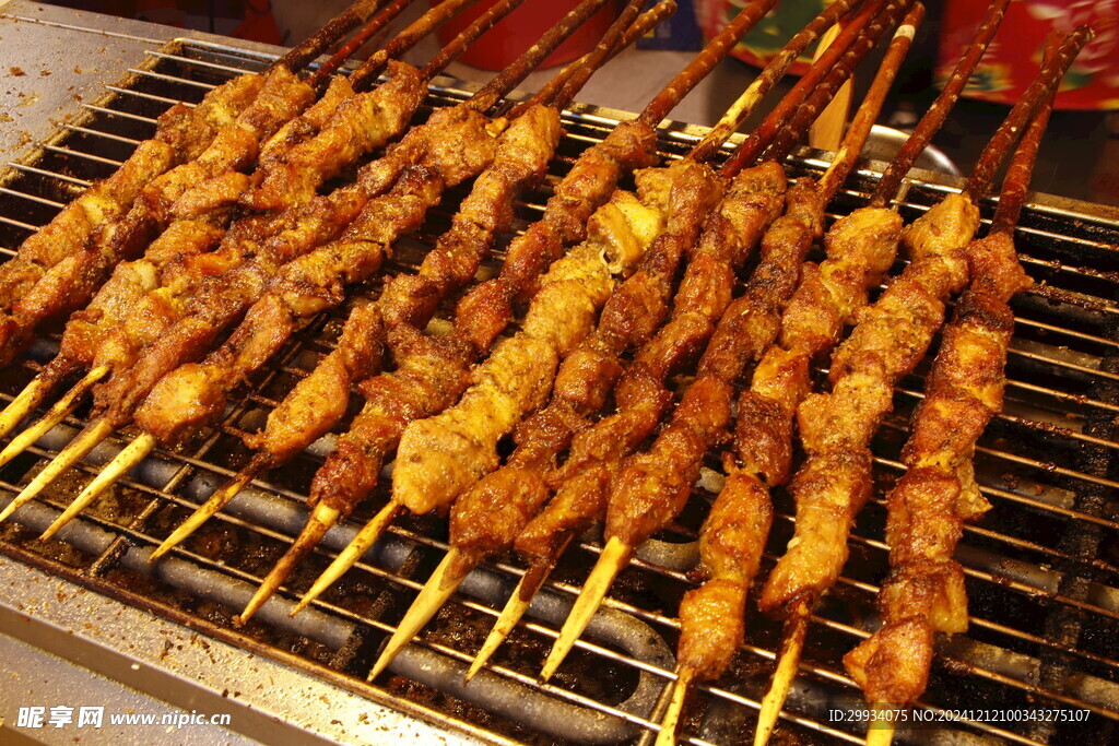 大串羊肉串