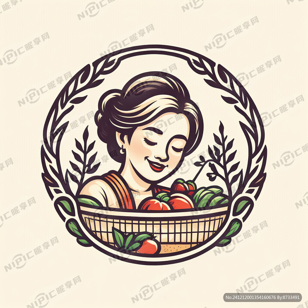 妈妈的菜篮子标志  