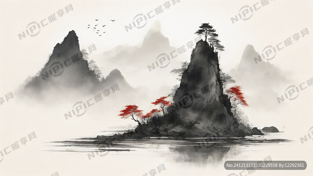 山水工笔 意境 宋代古画