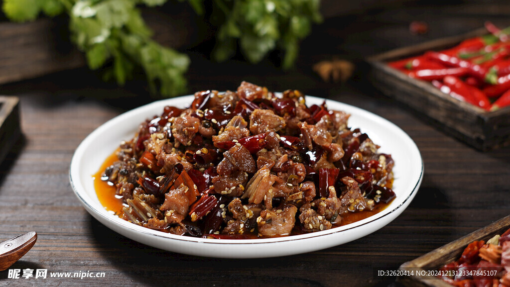 辣炒鸡肉
