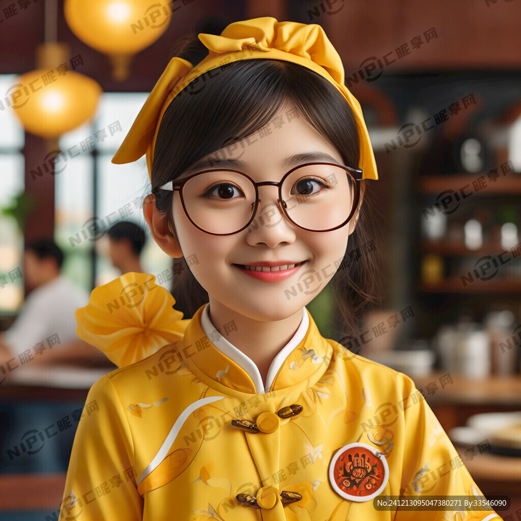 戴眼镜 有笑容的