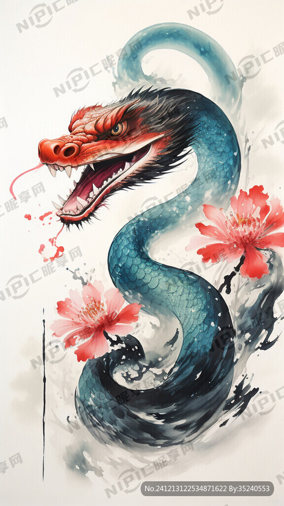 中国风 蛇 高清