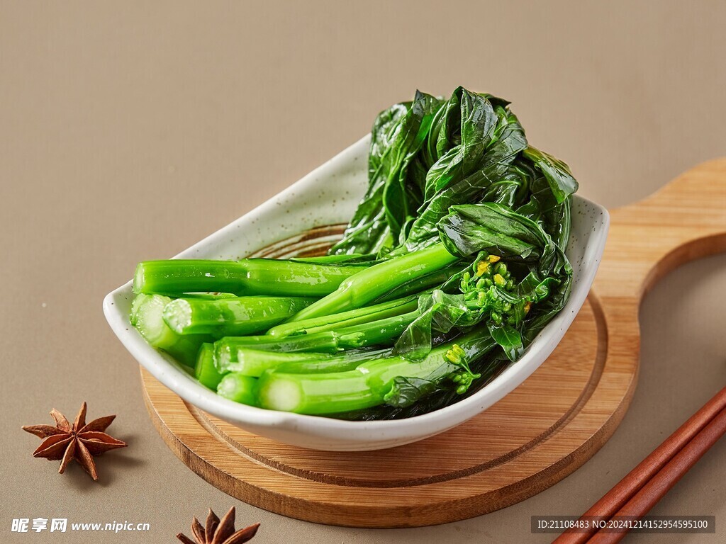白灼菜心