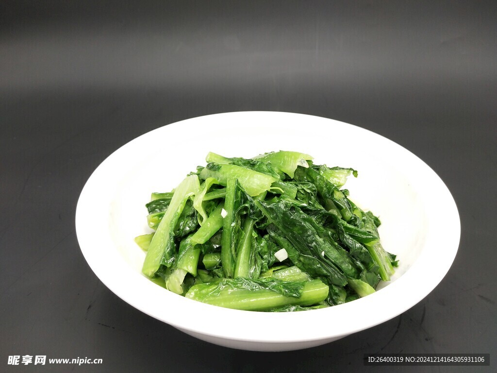 清炒油麦菜