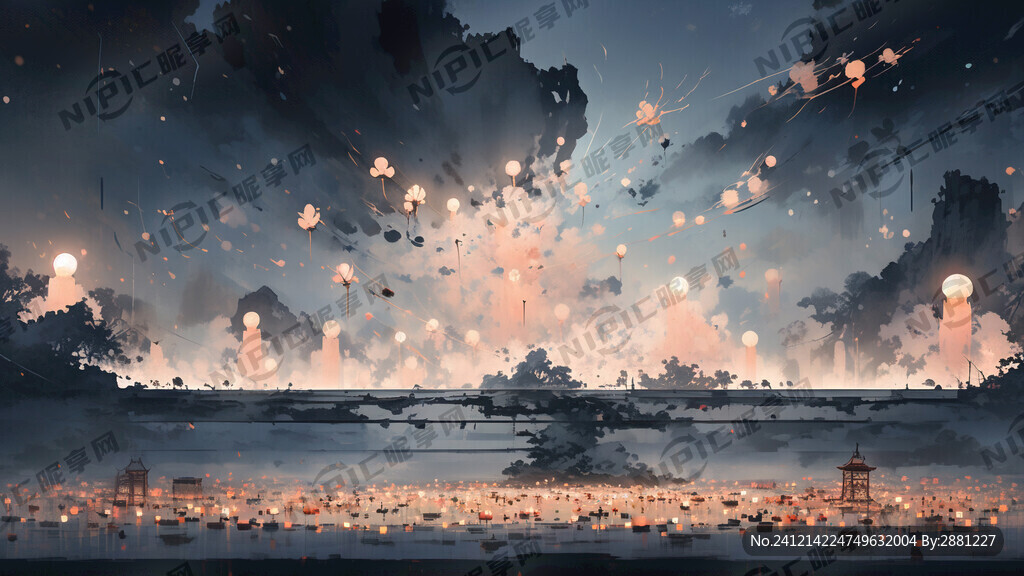 地球地平线上万家灯火 场面恢弘