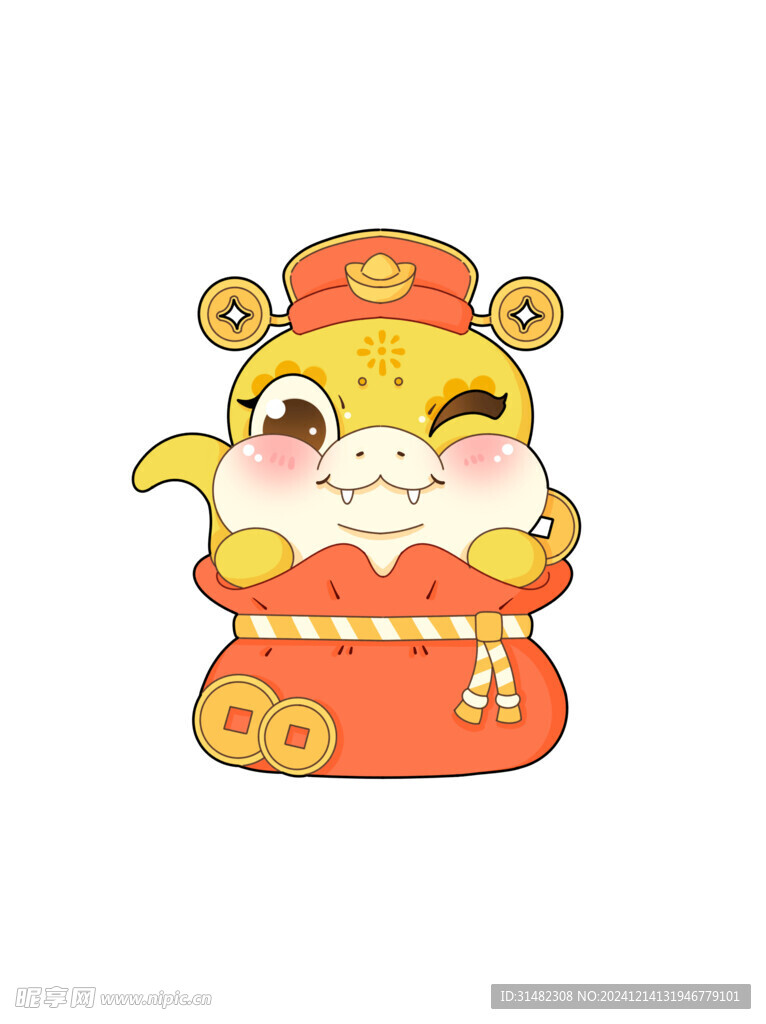 蛇年插画