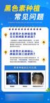 蓝色科普医疗黑色素介绍医用海报
