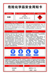 危险化学品安全周知卡汽油