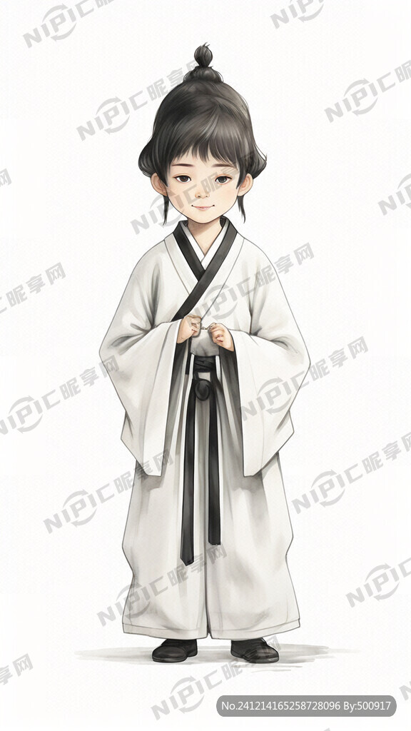 正一派小道士 10岁左右小男孩